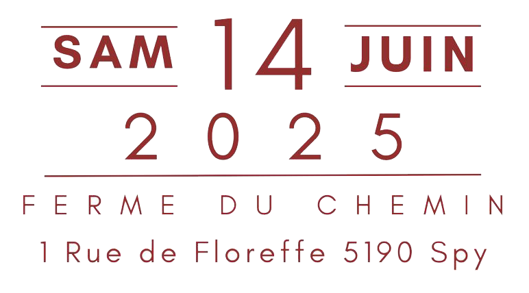 Samedi 14 Juin 2025 - 14h - Ferme du Chemin, 1 rue de Floreffe, 5190, SPY
